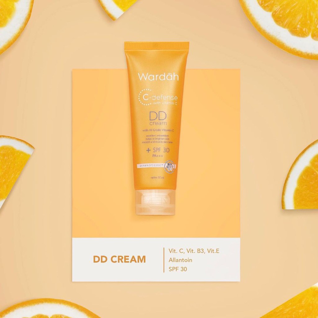 Wardah C-Defense DD Cream Light and Natural 20ml