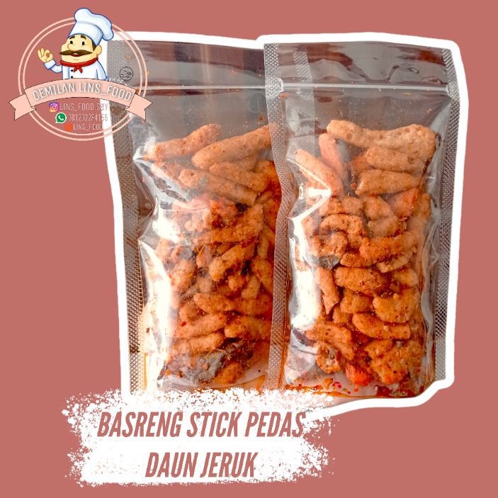 

[BEST SELLER] KERIPIK BASRENG STIK PEDAS 60GR & 100gr [BIKIN NAGIH]