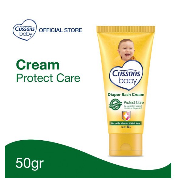 Cussons Rash Cream 50gr Krim ruam popok bayi