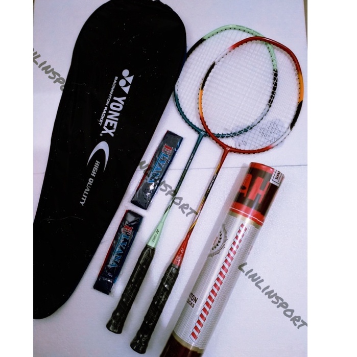 RAKET BADMINTON ANAK MURAH PAKET LENGKAP + TAS + GRIP + KOK