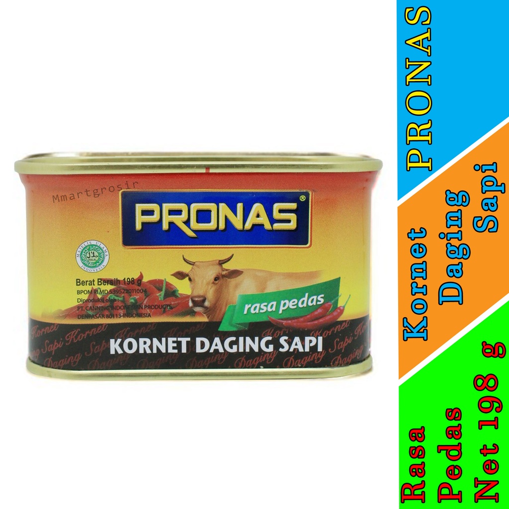 

KORNET PRONAS - PRONAS - KORNET DAGING SAPI - RASA PEDAS - 198g