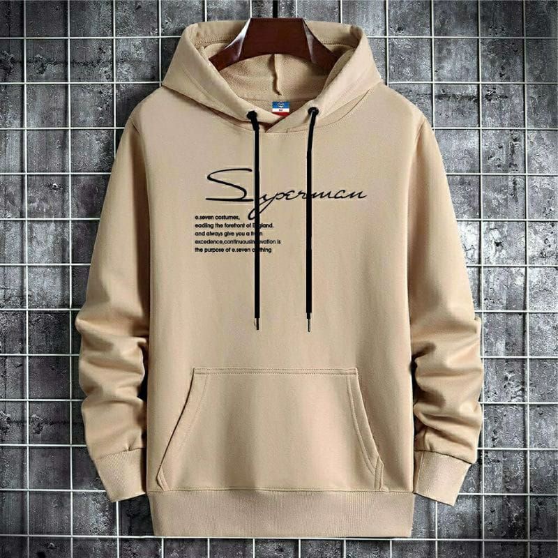 Sweather Hoodie  SUPERMAN  Wanita dan Pria Unisex Bahan fleece Tebal lembut -Kaos Distro Keren Dan Trendy