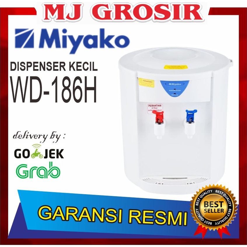 PROMO WATER DISPENSER MIYAKO WD 186 H WD186H HOT &amp; NORMAL