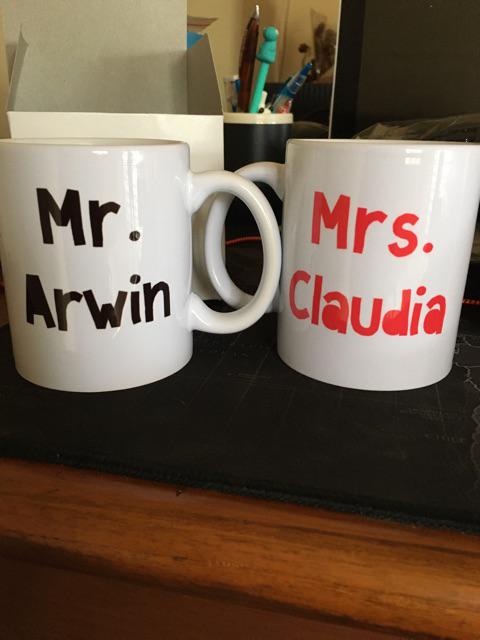 Mug Couple Mr & Mrs Nama By Request