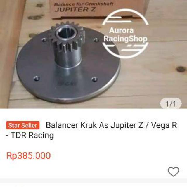 Tidak cocok balancer TDR bunyi d Vega R