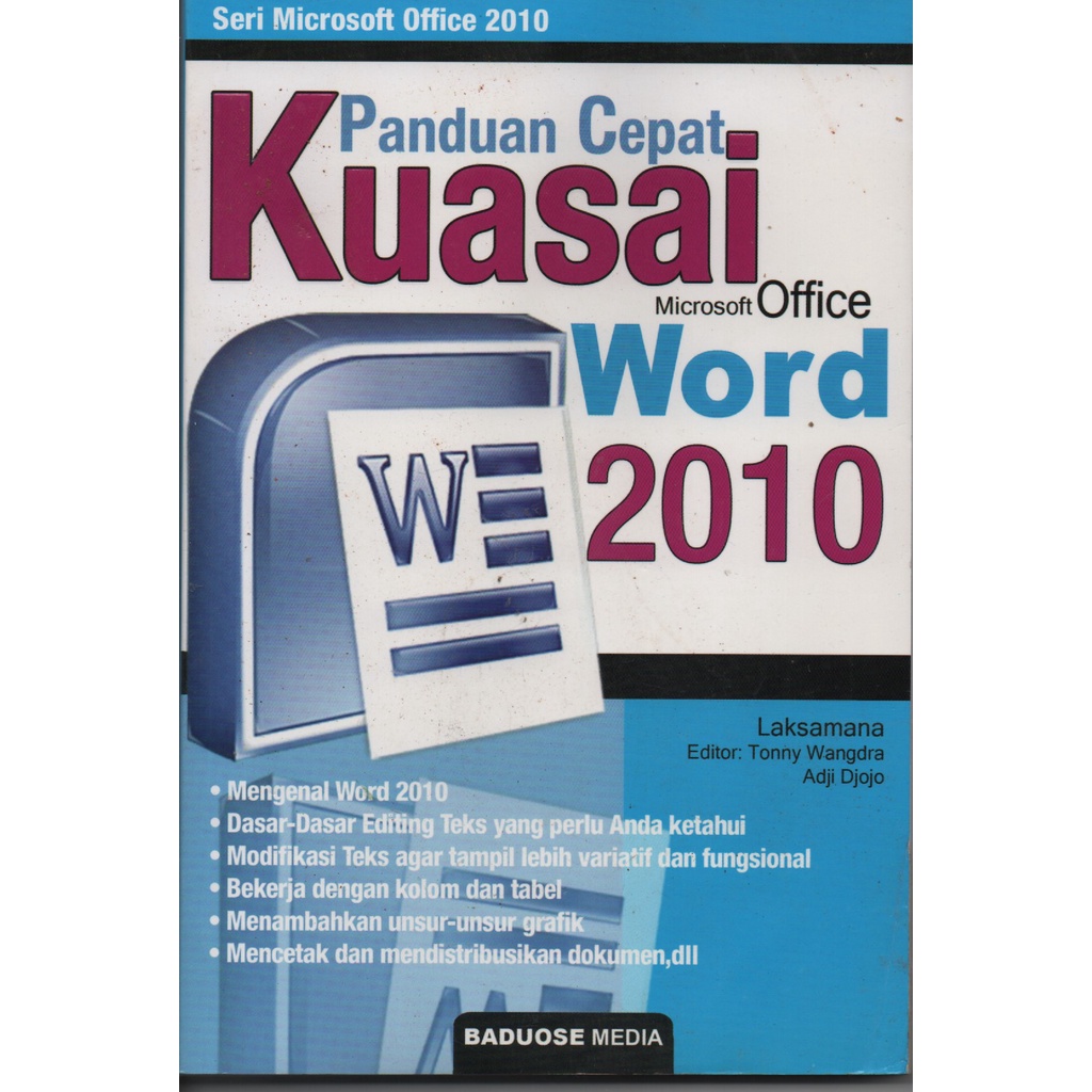 BUKU PANDUAN CEPAT KUASAI MS WORD 2010