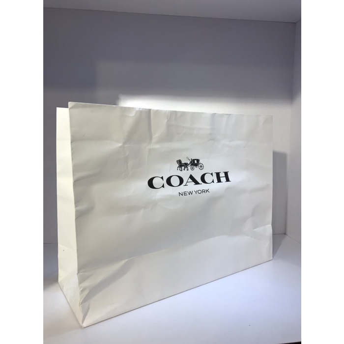 

(TERLARIS) coach paperbag putih