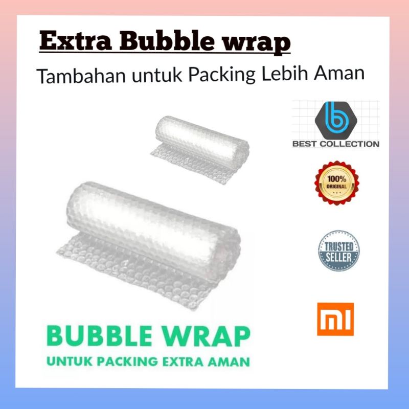 

EXTRA BUBBLE WRAP, plastik wrap untuk packing tambahan