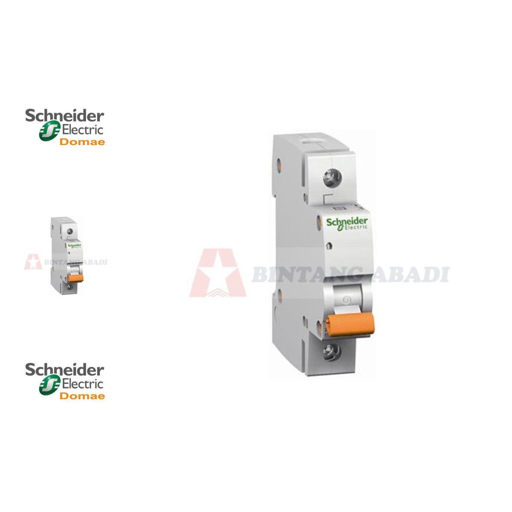 schneider domae mcb listrik 1 phase   20 ampere (merlin gerin) asli