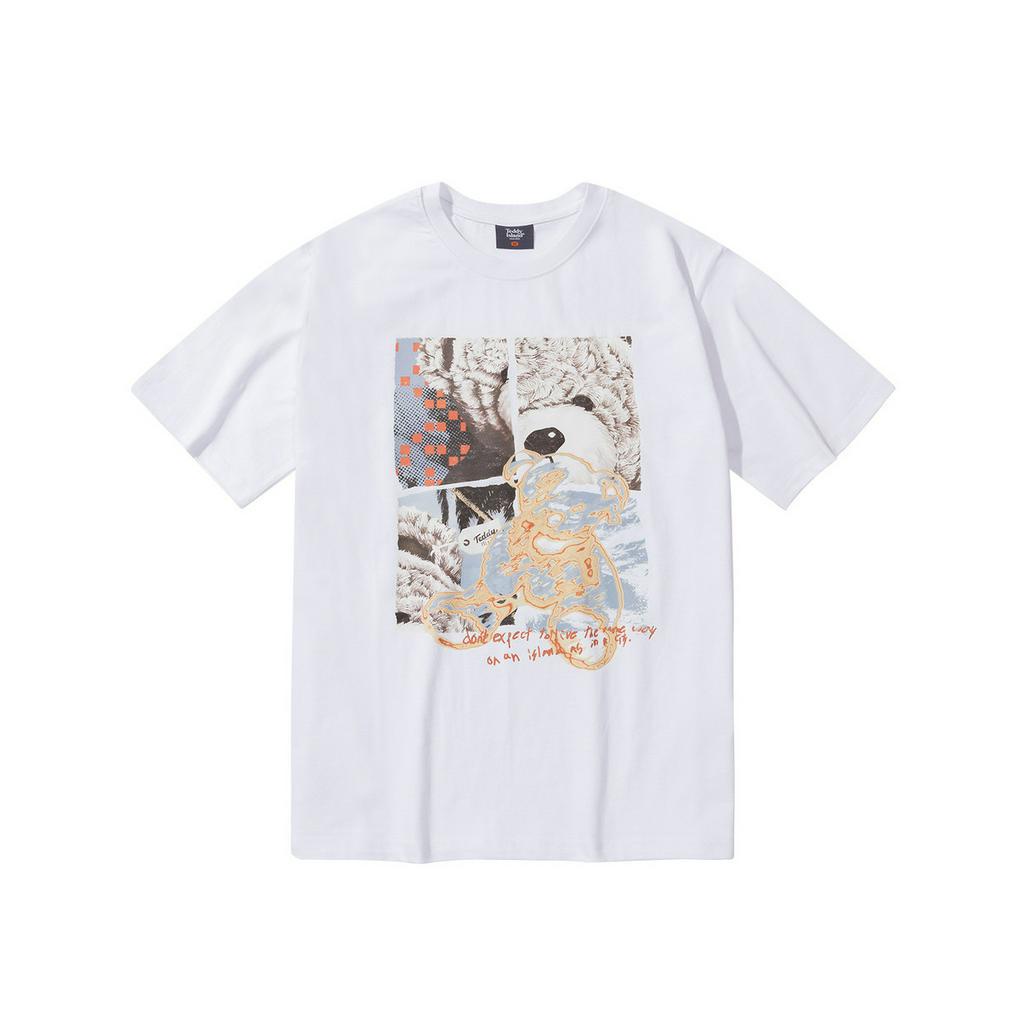 NCT DREAM x Teddy Island - Collage Teddy Short Sleeve White (JENO)