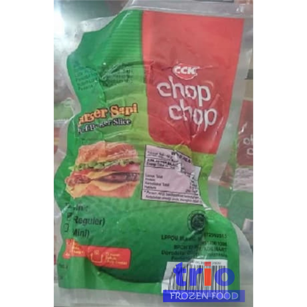 Chop chop daging burger isi 10 250gr