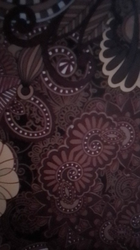 Murah Batik Kemeja Hem Pria Motif Prada Kombinasi Merah Baju Kantor Seragam Alkhalis