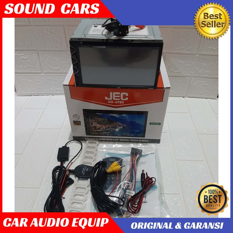 Doubledin 695" + Camera Parkir + Antena Tv Mobil Avanza Toyota Best Quality Garansi Original