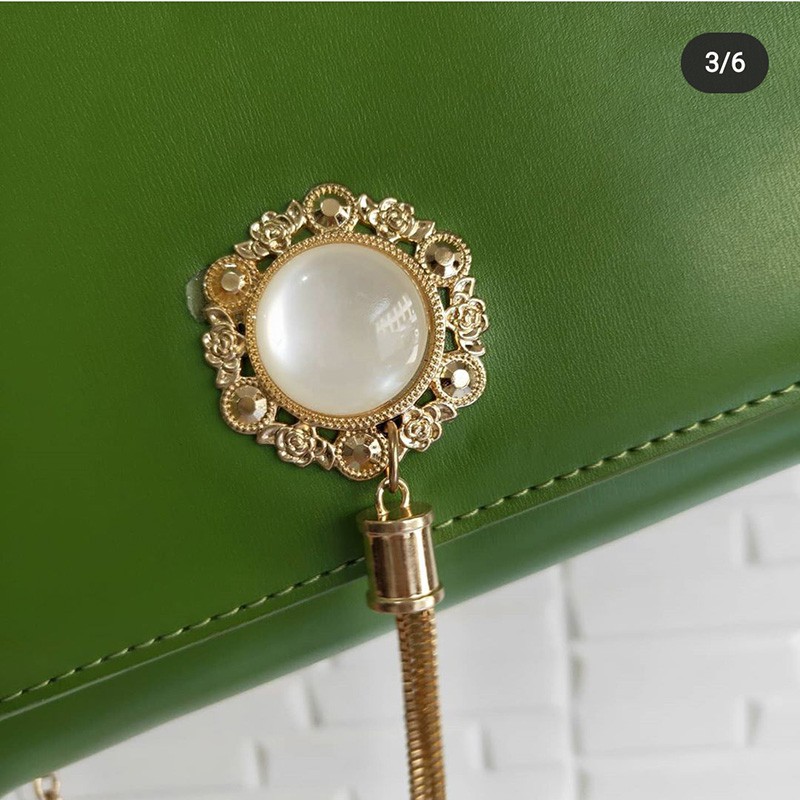 tas import wanita selempang sling bag cewek kulit pu tali rantai murah