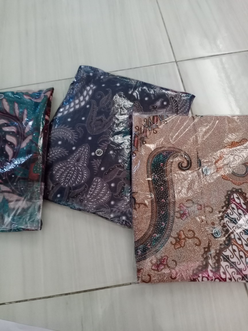 Atasan Batik Dolby Dolbi Dobby Doby Tenun Sutra Tulis Halus Katun Atbm Baron ,sarombit Atasan