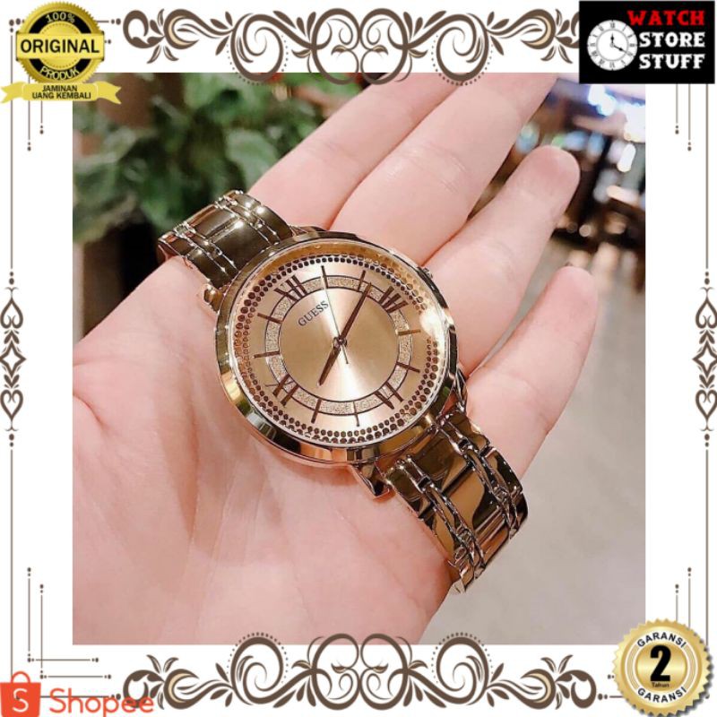 JAM TANGAN PRIA WANITA | RANTAI | KULIT | KARET | MURAH | WANITA | gu3ss W0933L3 ORIGINAL
