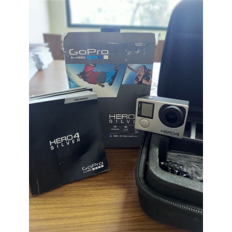 Camera Kamera Action Gopro Go Pro Hero 4 Silver Bekas Second