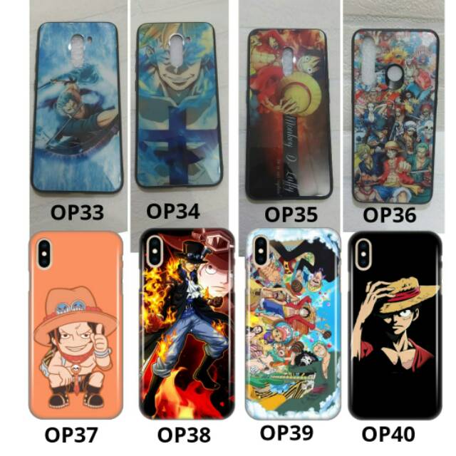 CUSTOM CASE ONEPIECE XIAOMI MI 5X/MI A1/MI 6X/MI A2/MI MIX 2S/MI MIX 3/MI MAX 3 GLASS CASE MURAH