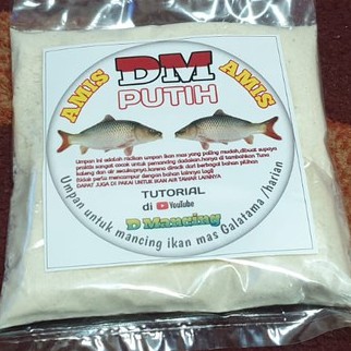 UMPAN PANCING IKAN MAS DM PUTIH AMIS