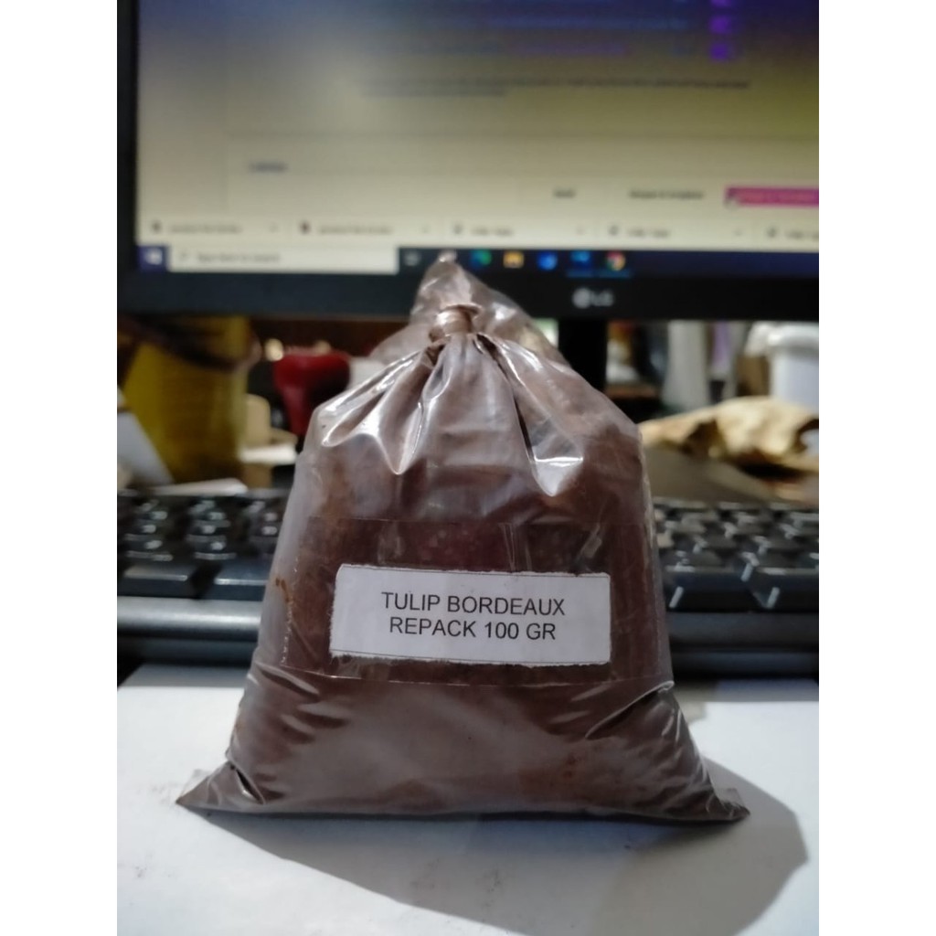 

Coklat Bubuk Tulip Tulip Bordeaux Repack 100gram