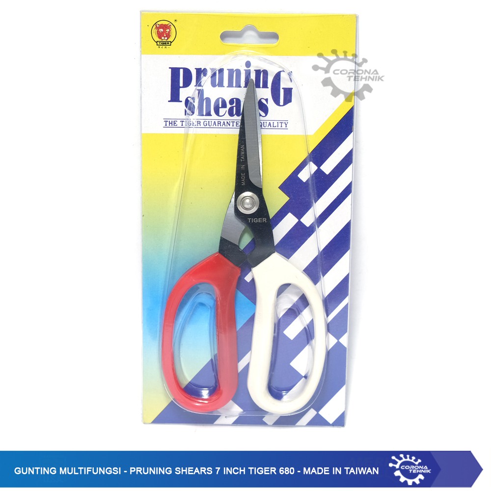 Gunting Multifungsi - Pruning Shears 7 Inch Tiger 680 - Made In Taiwan
