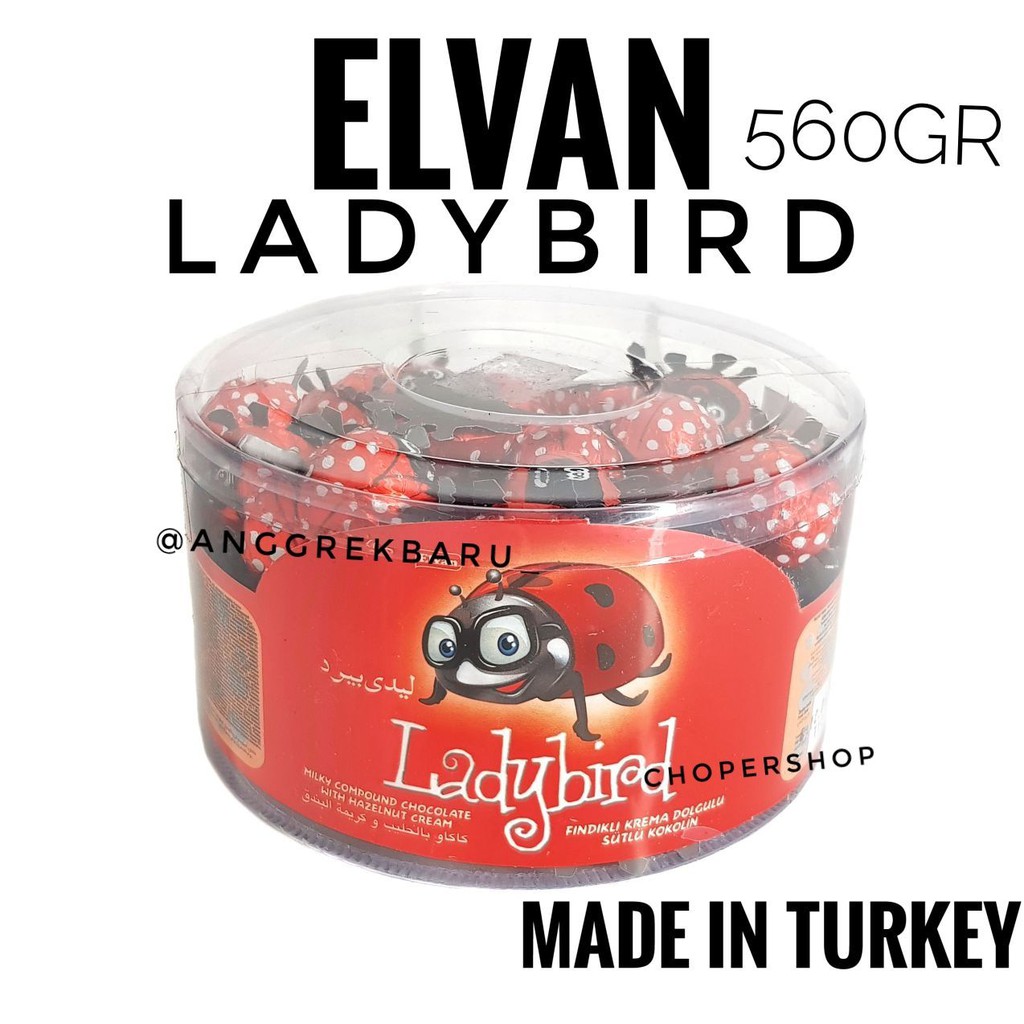 

Cokelat Turki Elvan Lady Bird 560gr