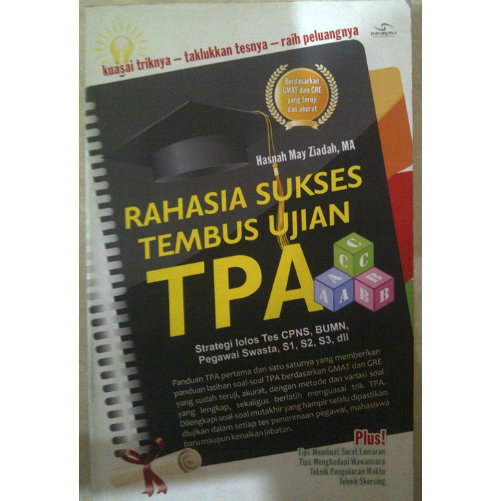 

Rahasia Sukses Tembus Ujian TPA