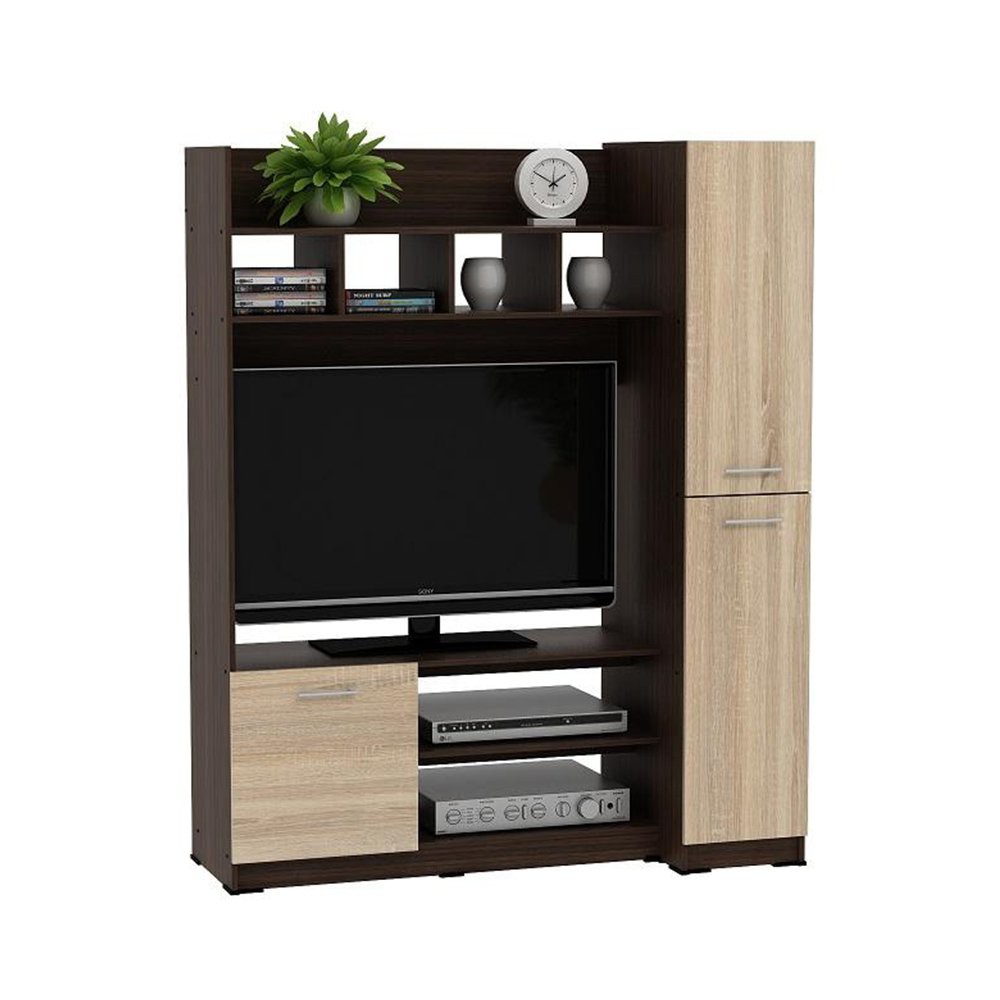 Metropolis Meja Rak TV AMERICAN WALNUT - SONOMA OAK ALBA WU 120 Termurah