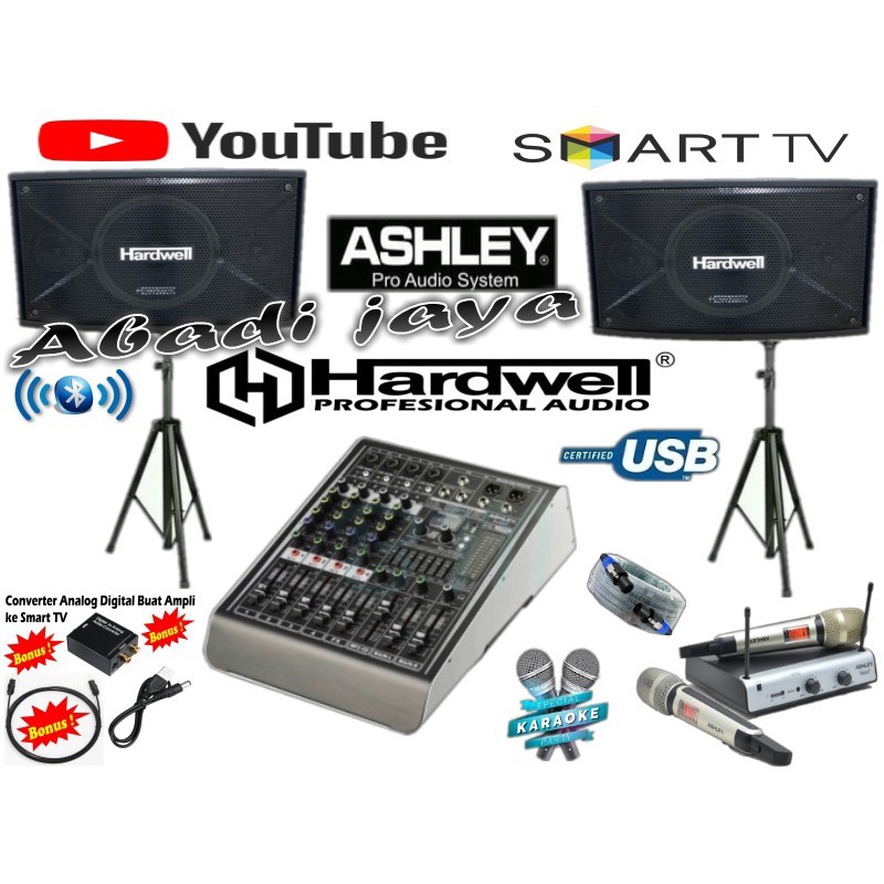 paket sound system ashley studio 4 hardwell pro10ll ashley voice 1