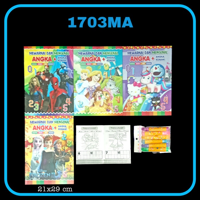 

SOS Buku Mewarnai Besar Biasa + Pensil/Spidol Warna
