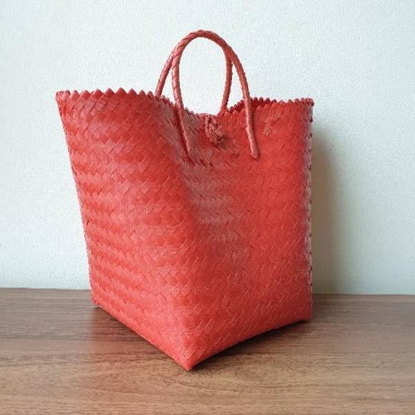 ♦ Kana Bag Polos - Tas Belanja Anyam, Tas Hampers, Tas Parcel Parsel Lebaran, Goodie Bag, Tas Souven