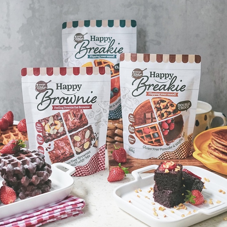 Happy Breakie Gluten Free Pancake &amp; Waffle Mix - Classic 200gr