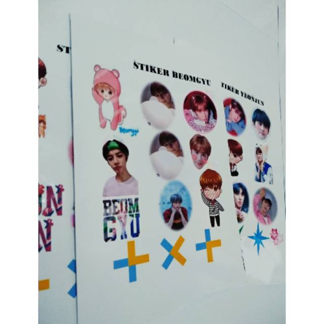 STICKER SET TXT FANART COLLECTION STIKER TXT