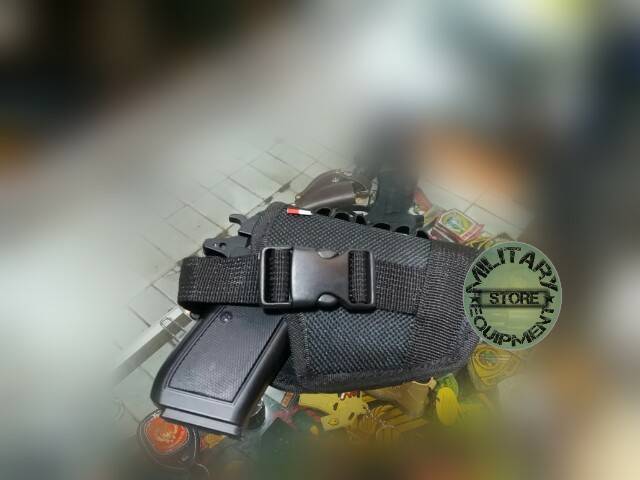 tempat pistol-sarung pistol pinggang warna hitam