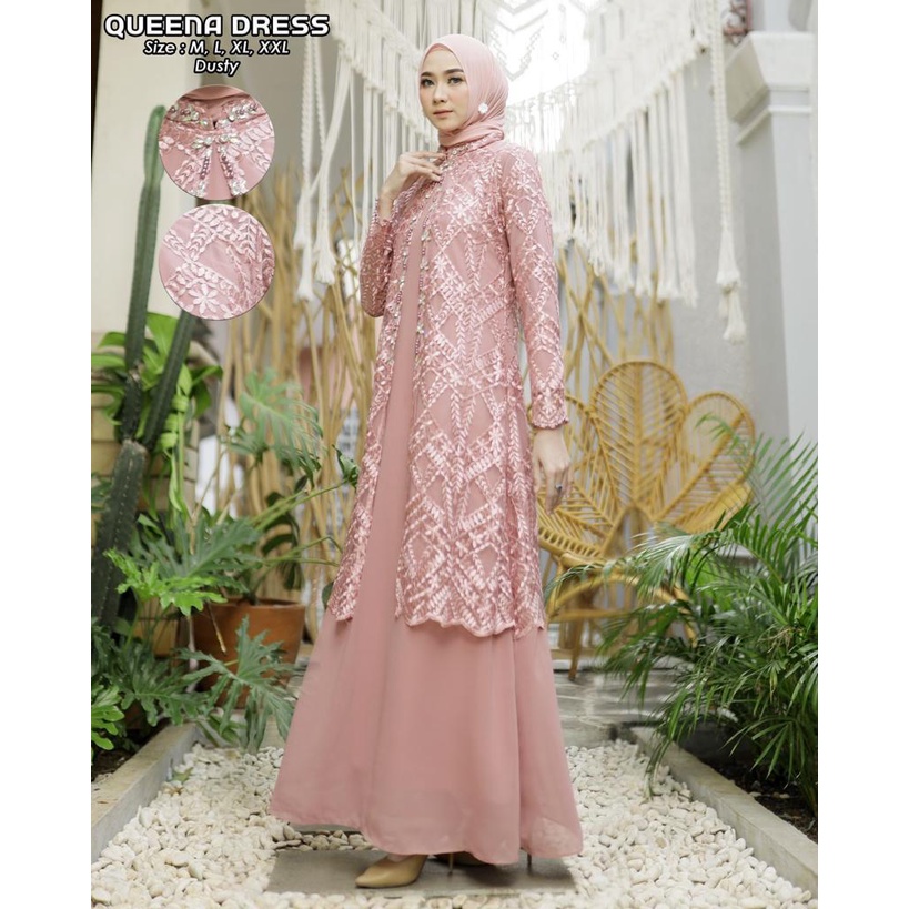 Gamis YASMIN Cinderella / Kebaya Modern Original / Gamis Pesta Terbaru / Fashion Muslimah / Outfit Kekinian