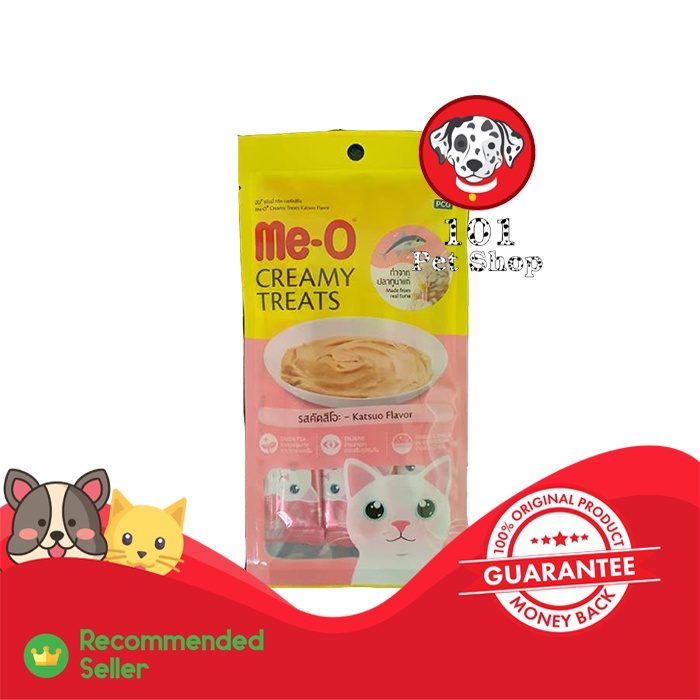 MAKANAN KUCING MEO CREAMY TREATS KATSUO 60GR