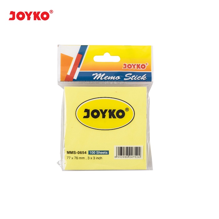 

Nokida Memo Stick Polos Joyko MMS-0654 / Sticky Note / Kertas Memo Pad Memo Tempel Joyko MMS-0654