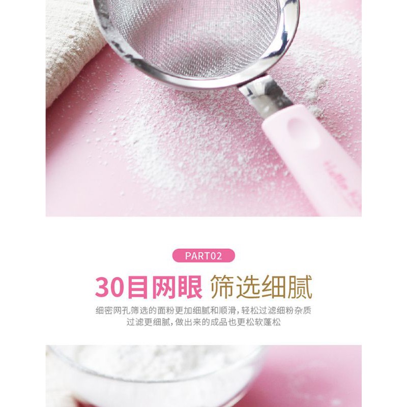 Chefmade Saringan Hello Kitty WK7008 / Ayakan Tepung/ Flour Shifter Stainless 304  kerapatan 30mesh