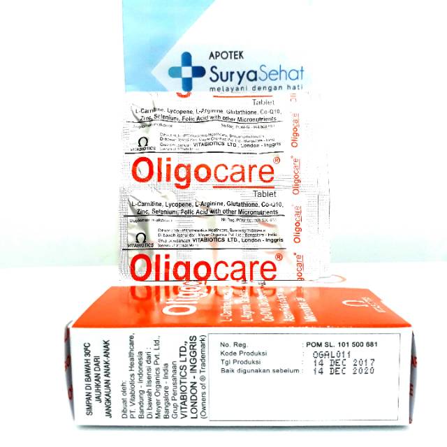 Oligocare 30 tablet membantu kesehatan pria