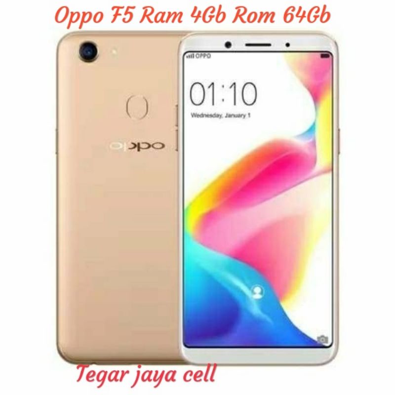 oppo F5 Ram 4Gb internal 64Gb layar 6,0 inch