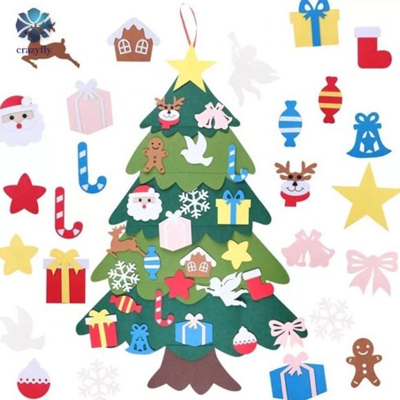 

Dekorasi Pohon Natal 3D Diy Bahan Felt Untuk Anak Pn43625