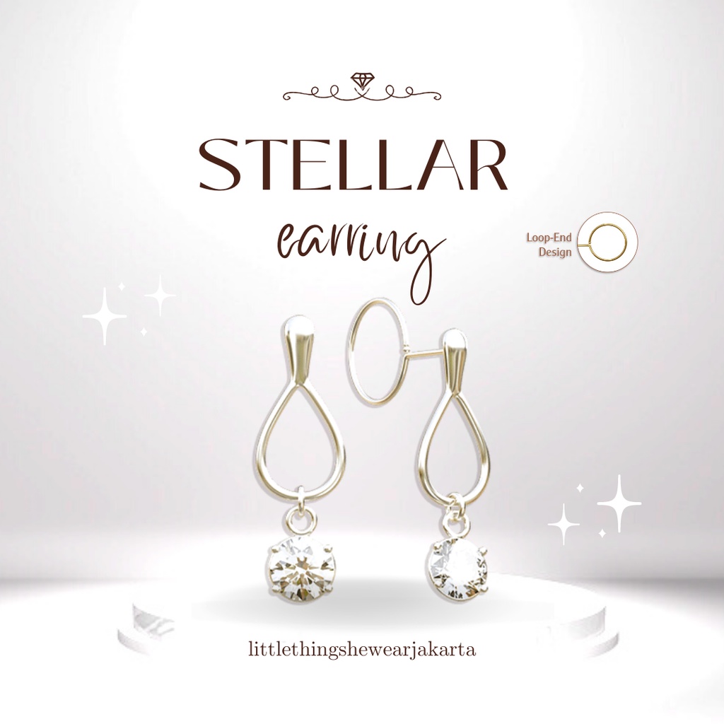 (Jakarta) Littlethingshewear Official Stellar Swarovski 0,6 Gram