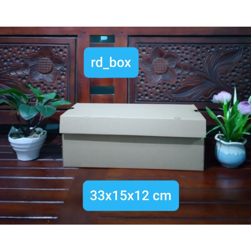 

kardus/box/kotak/dus 33x15x12 cm kotak sepatu,dus sepatu,box souvenir