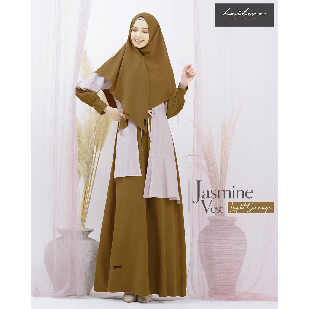 HAIHAI GAMIS GM 97 BAHAN AMUNZEN MIX DOBBY GAMIS SET SYAR'I [BISA COD]