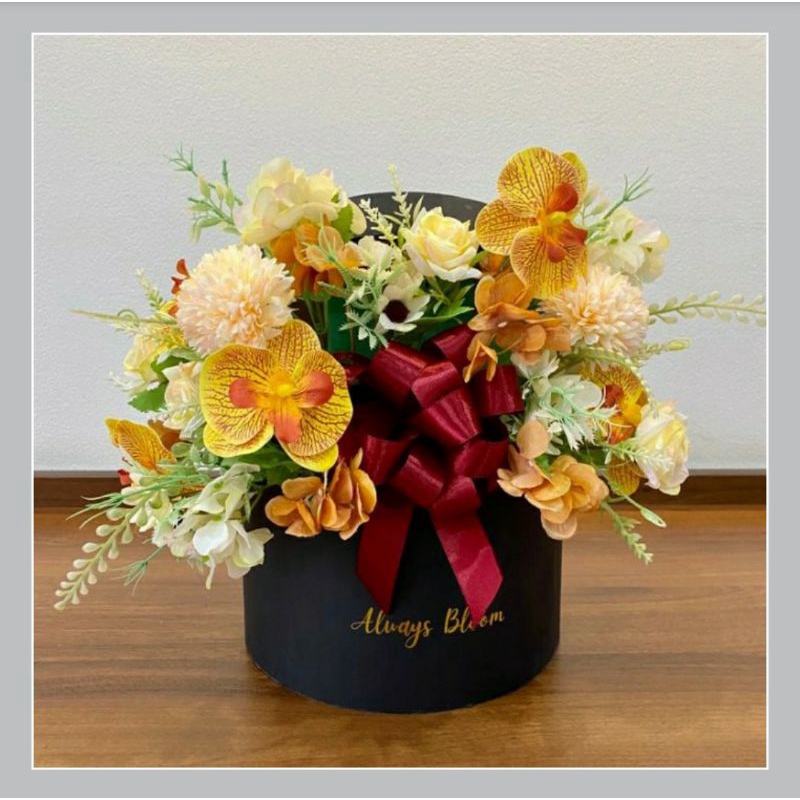 FLOWER BOX/BUNGA BOX/BUKET BUNGA/HADIAH KADO RANGKAIAN BUNGA OPENING