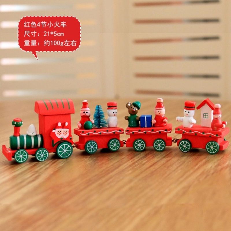 christmas deco santa train dekorasi kereta natal