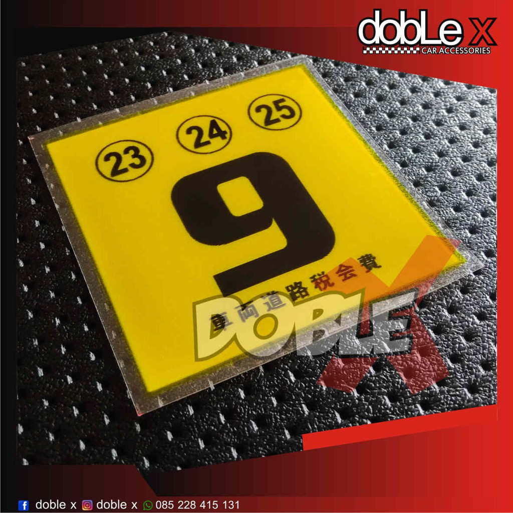 

STICKER BEST ON ROAD TAX JAPAN 9