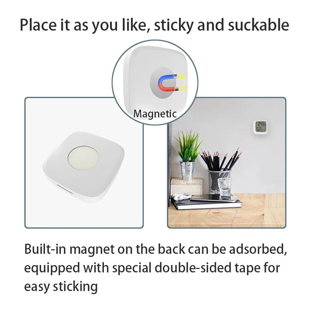 Top Digital Pengukur Suhu Kelembaban Suhu Rumah Termometer Mini Weather Station