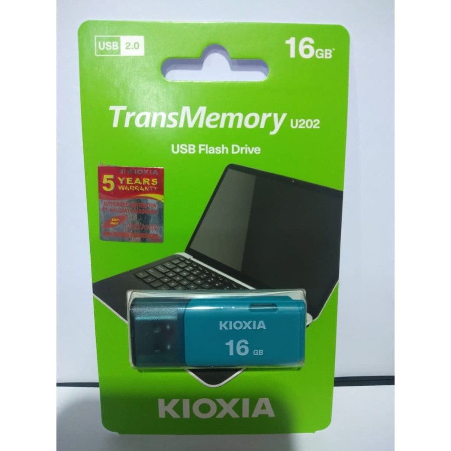 Usb KIOXIA 16gb warna Biru garansi resmi (penganti merk toshiba )