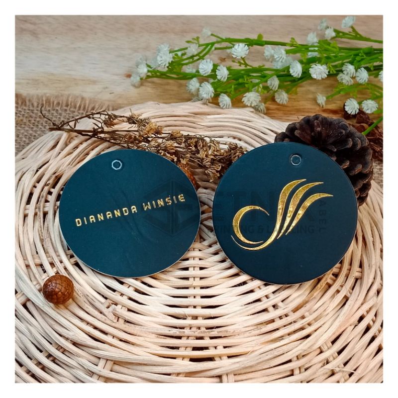 

label hangtag, hangtag baju, kertas gantungan, hangtag tebal